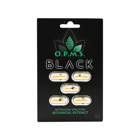 5ct OPMS Black Kratom Extract Capsules