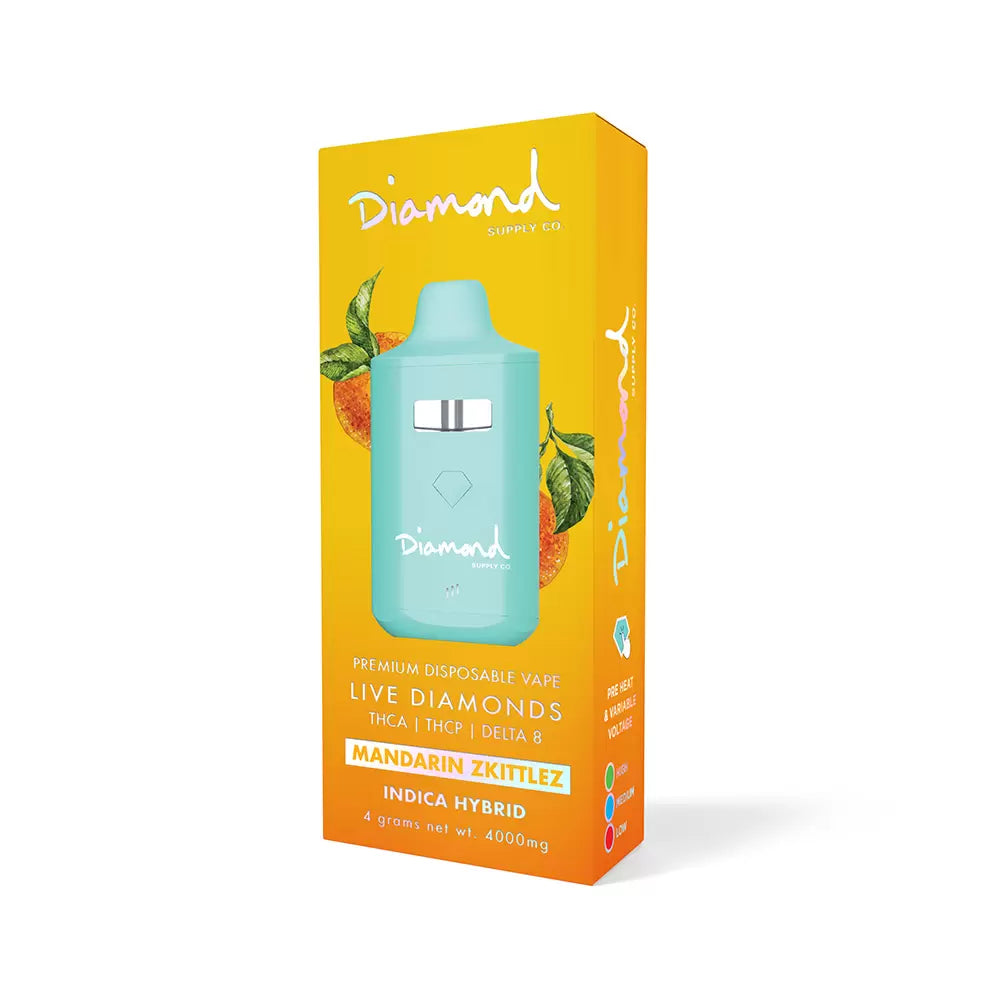 4G Diamond Supply Co. Live Diamonds Mandarin Zkittlez Disposable