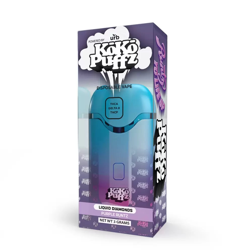 3G Koko Puffs Liquid Diamonds Purple Runtz Disposable