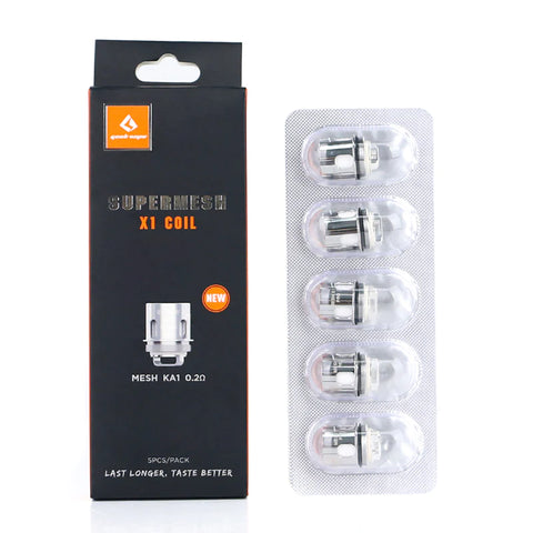 5pk Geekvape X1/X2 Super Mesh Replacement Coils