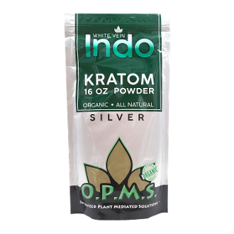 16oz OPMS Silver White Vein Indo Extract Powder