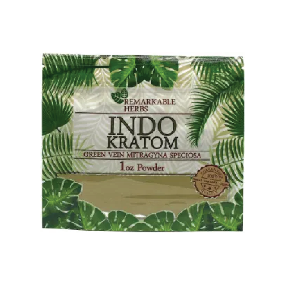 1oz Green Vein Indo Remarkable Herbs Kratom Powder