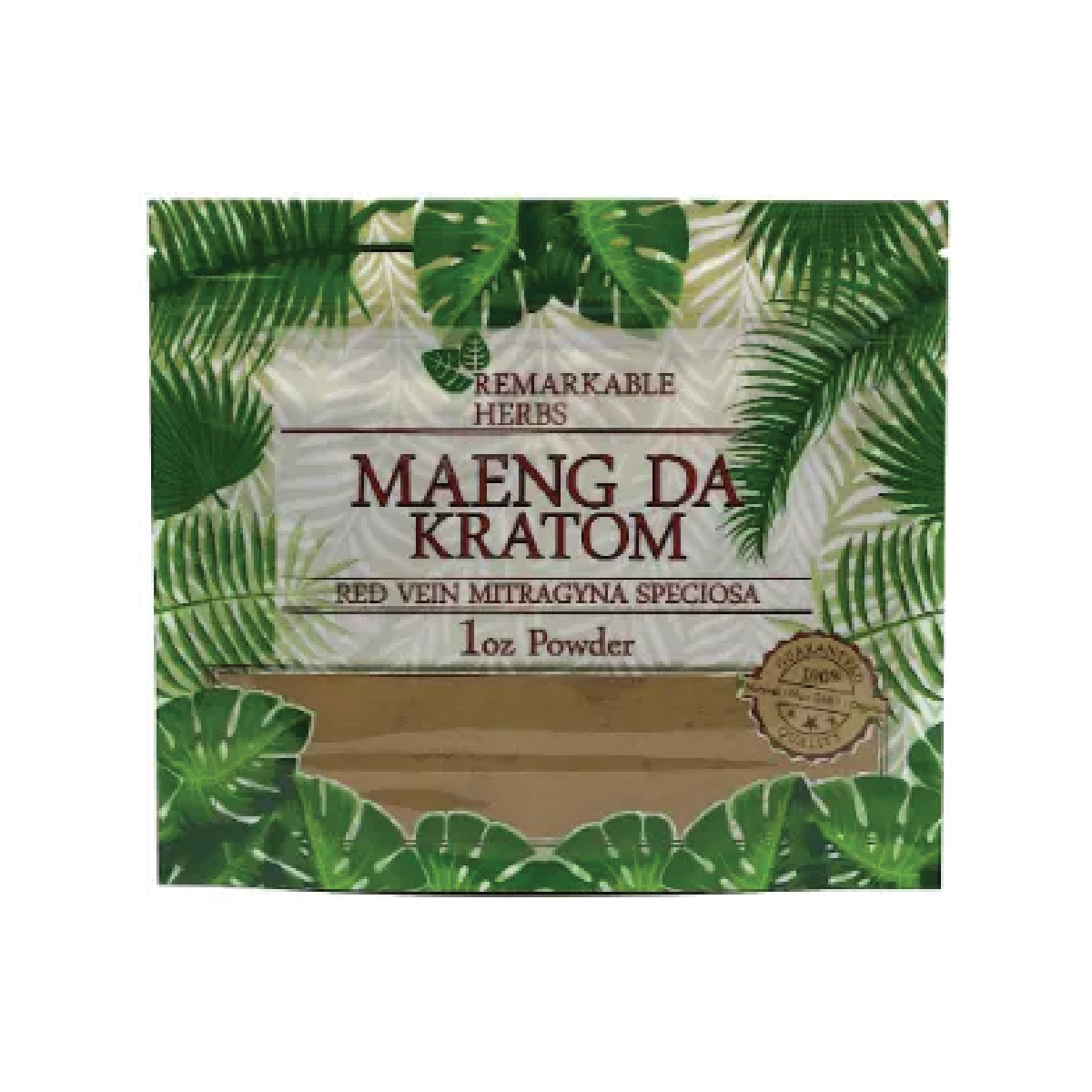 1oz Red Vein Maeng Da Remarkable Herbs Kratom Powder