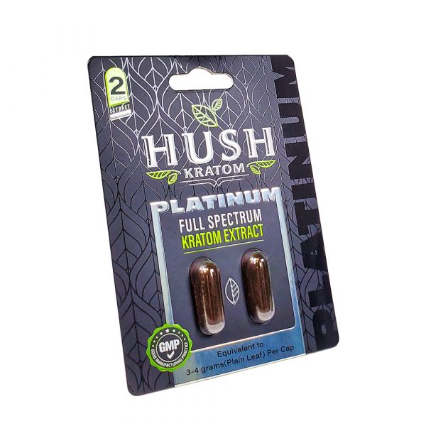 2Ct Platinum Liquid Gel Capsules Kratom Hush