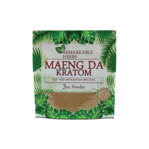 3oz Red Vein Maeng Da Remarkable Herbs Kratom Powder