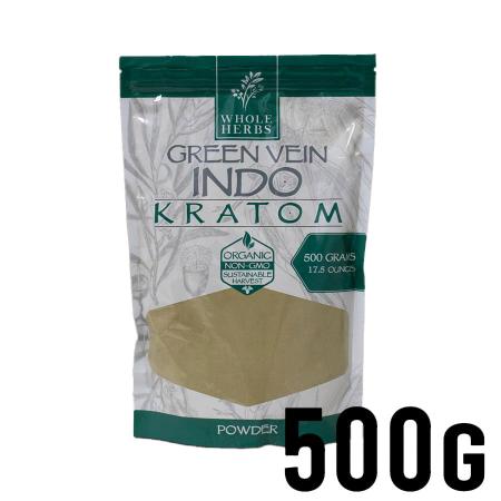 500g Green Vein Indo Whole Herbs Kratom Powder