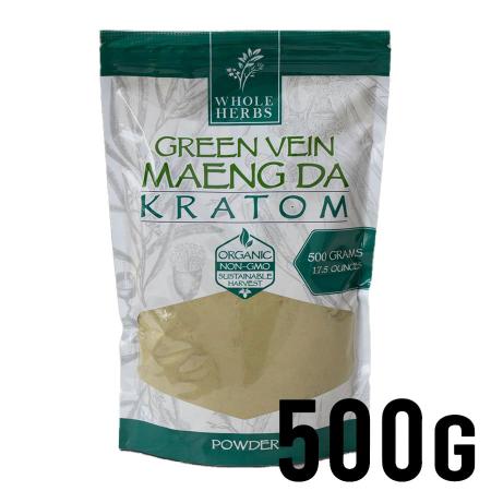 500g Green Vein Maeng Da Whole Herbs Kratom Powder