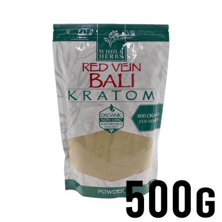 500g Red Vein Bali Whole Herbs Kratom Powder