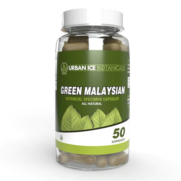 50ct Green Malay Kratom Urban Ice