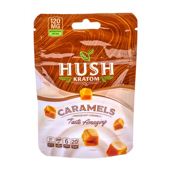 6Ct Kratom Caramels Hush