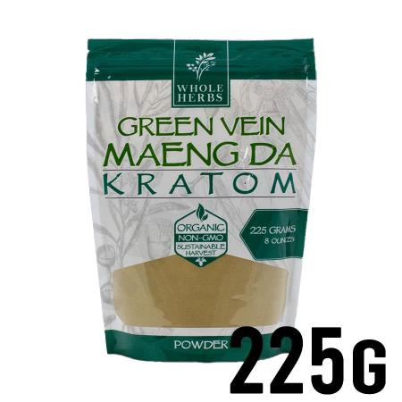 225g Green Vein Maeng Da Whole Herbs Kratom Powder
