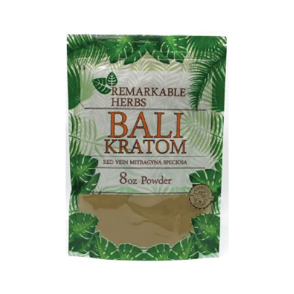 8oz Red Vein Bali Remarkable Herbs Kratom Powder