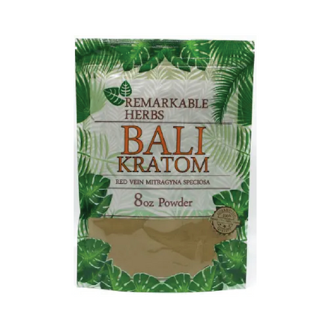 8oz Red Vein Bali Remarkable Herbs Kratom Powder