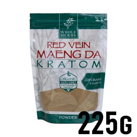 225g Red Vein Maeng Da Whole Herbs Kratom Powder