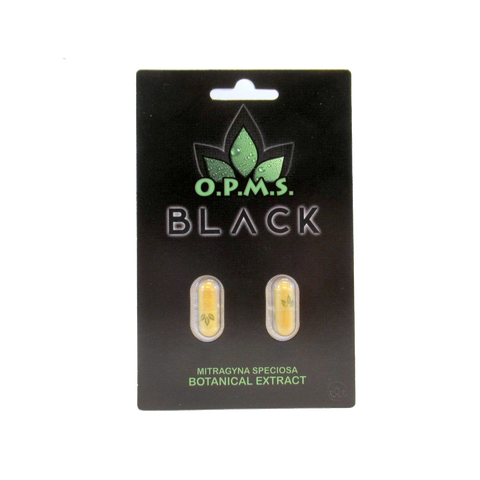 2ct OPMS Black Kratom Extract Capsules
