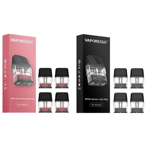 4pk Vaporesso XROS Replacement Pods Quick Vapes 4pk Vaporesso XROS Replacement Pods Quick Vapes